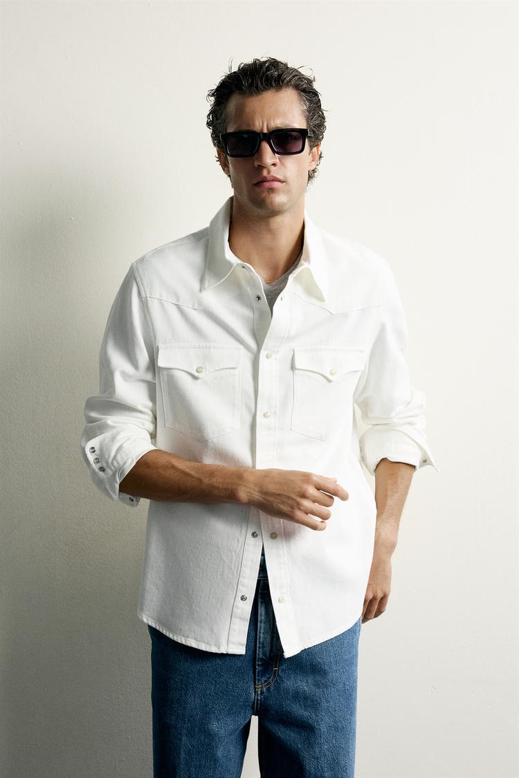 Camisa western regular fit algodon lyocell