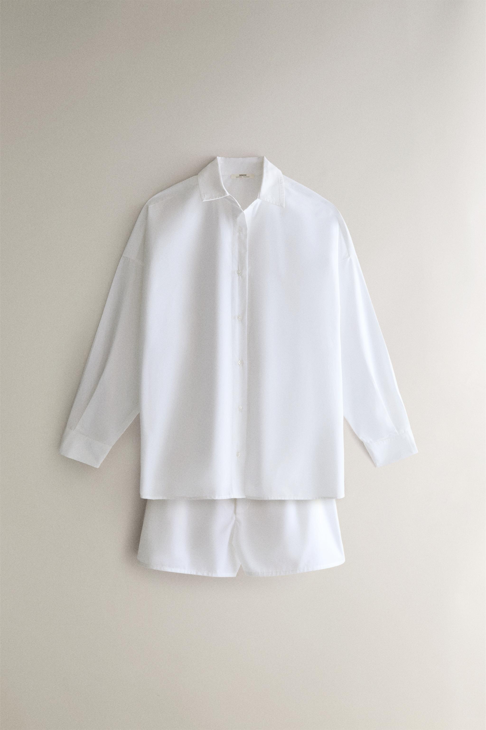 CHEMISE EN COTON UNIE