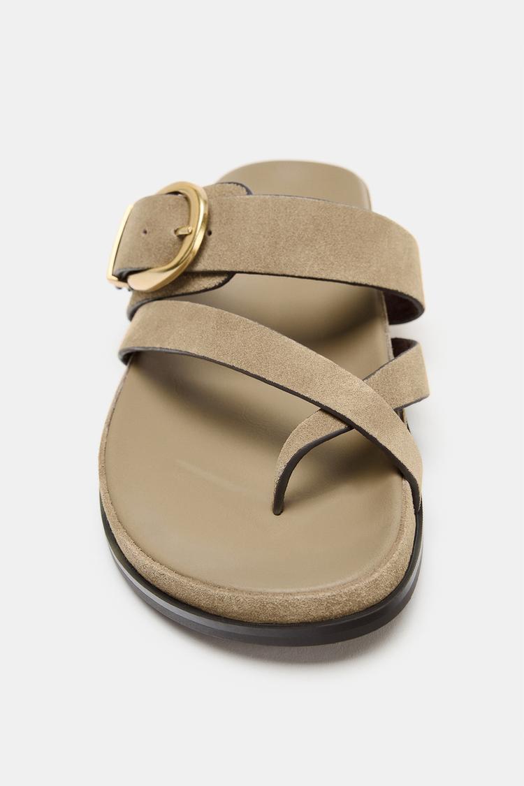 Sandalias de cuero con hebilla 5