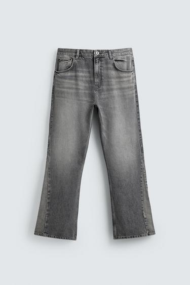 FLARE FIT JEANS - Grey by Zara