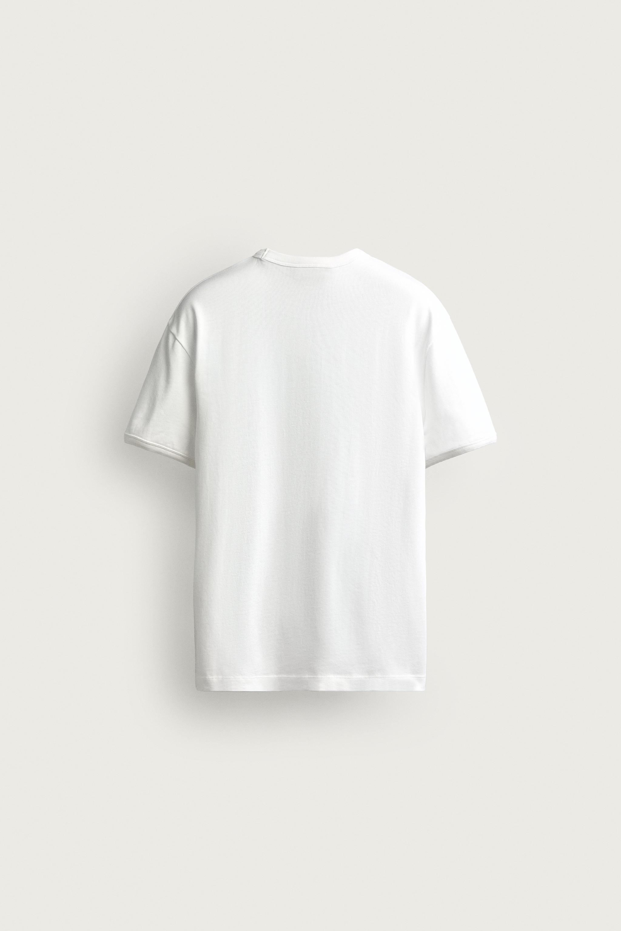 Zara FRUIT OF THE LOOM™ GRAFİK DESENLİ T-SHIRT görsel 7