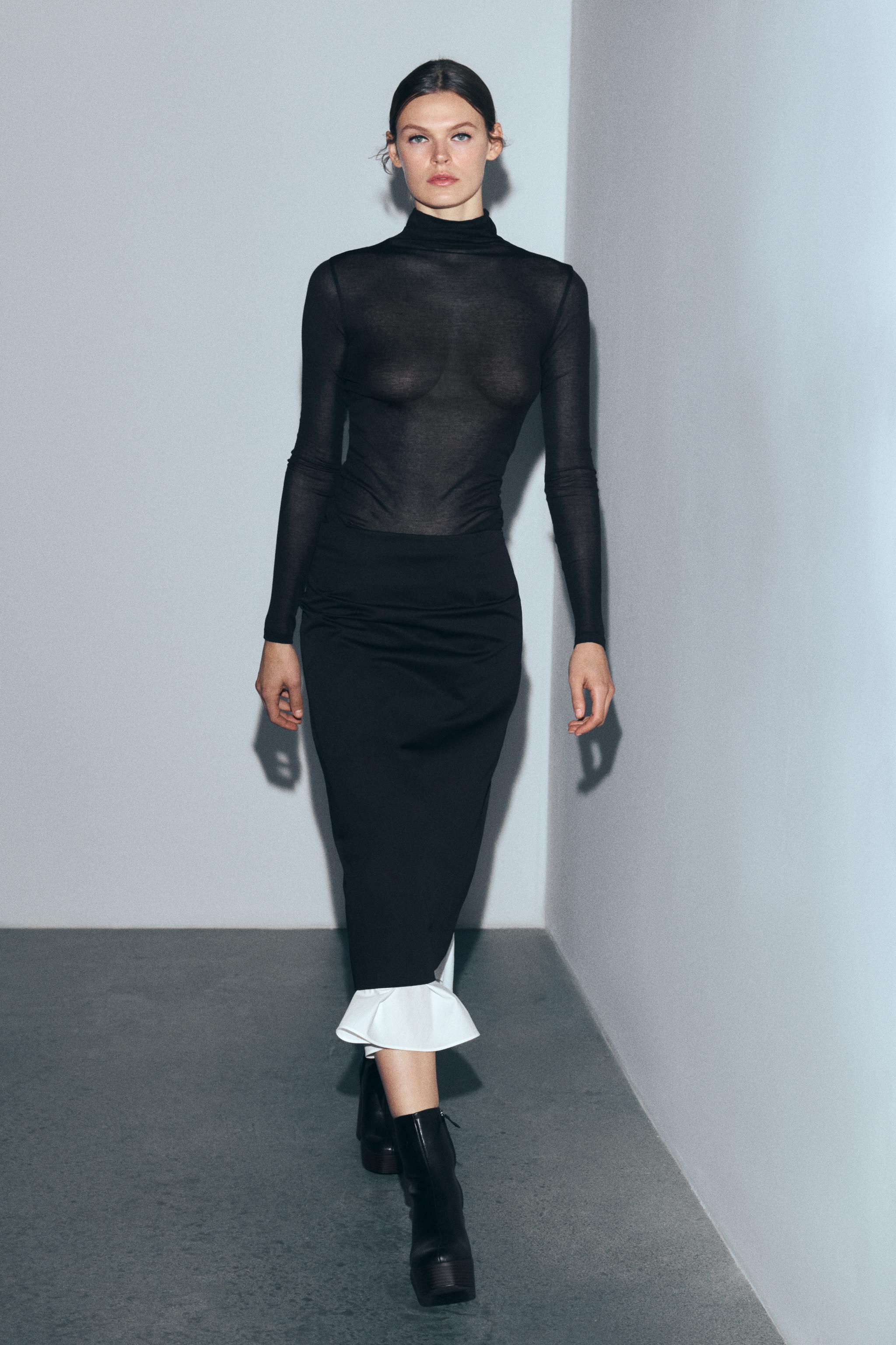 ZW COLLECTION COMBINATION SKIRT