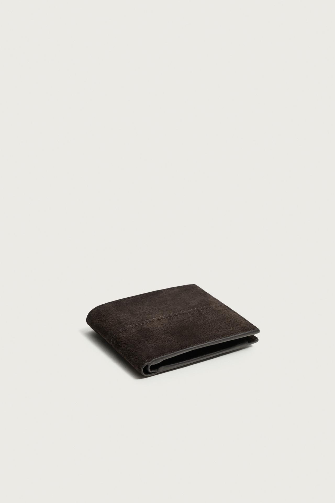 LEATHER WALLET — Brown