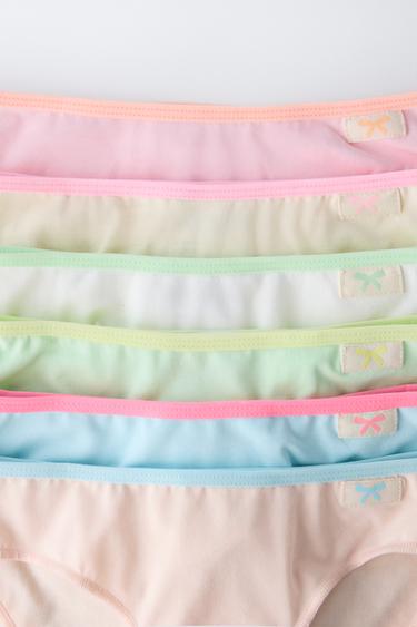 6-14 YEARS/ SIX-PACK OF BRIEFS WITH NEON DETAILING - Multicoloured by Zara - Image 1