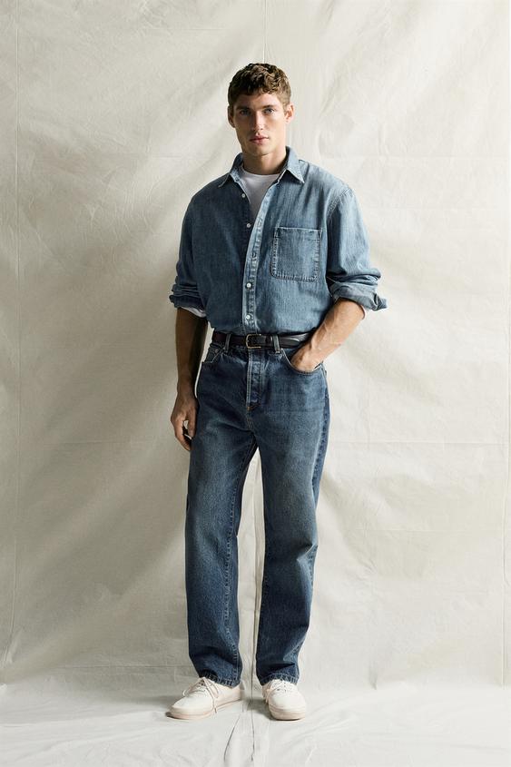 JEANS RELAXED FIT - Azul de Zara - Imagen 0