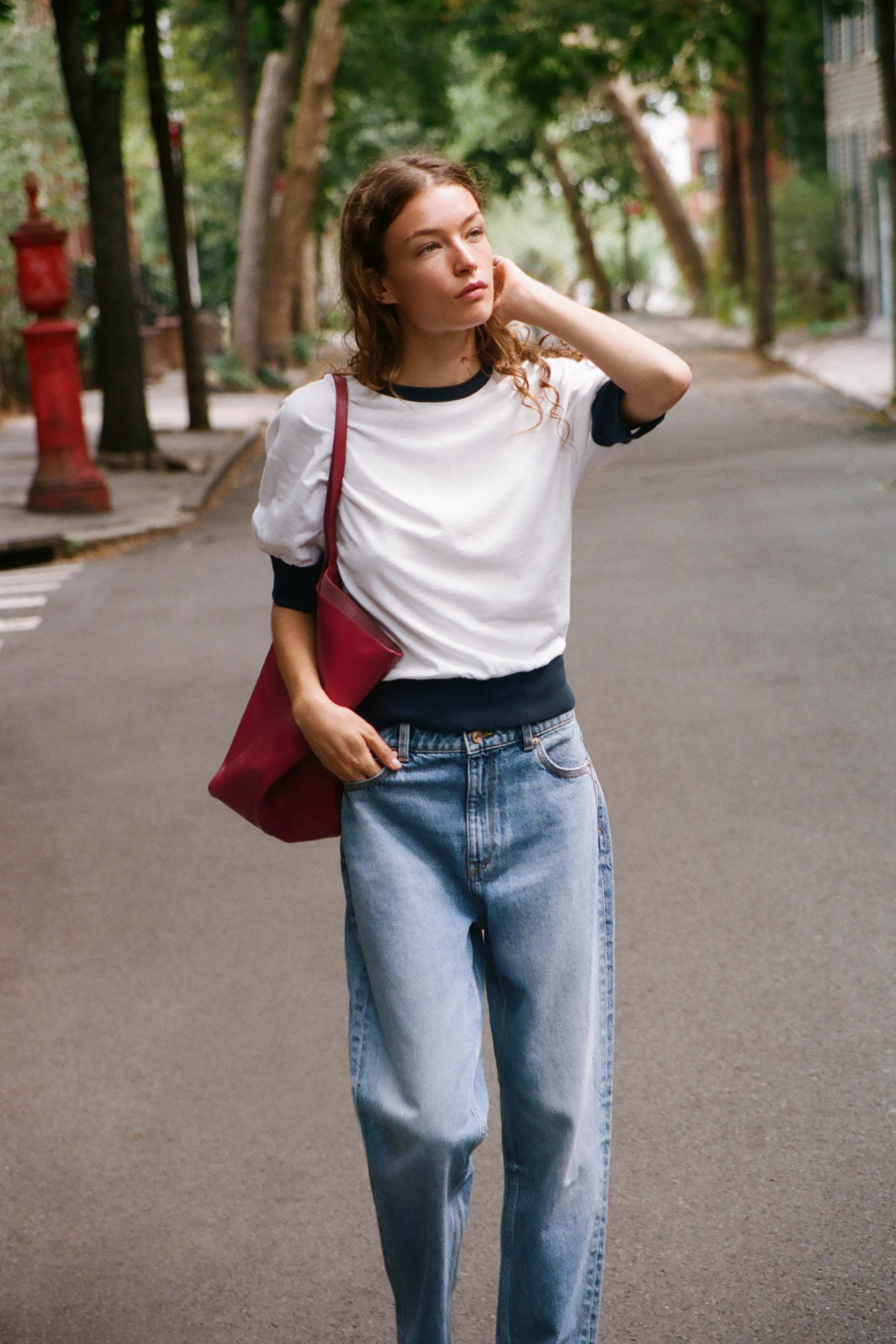 PIPED T-SHIRT — White