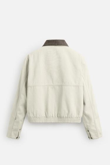 PAINT SPLATTER JACKET - Oyster-white by Zara - Image 7