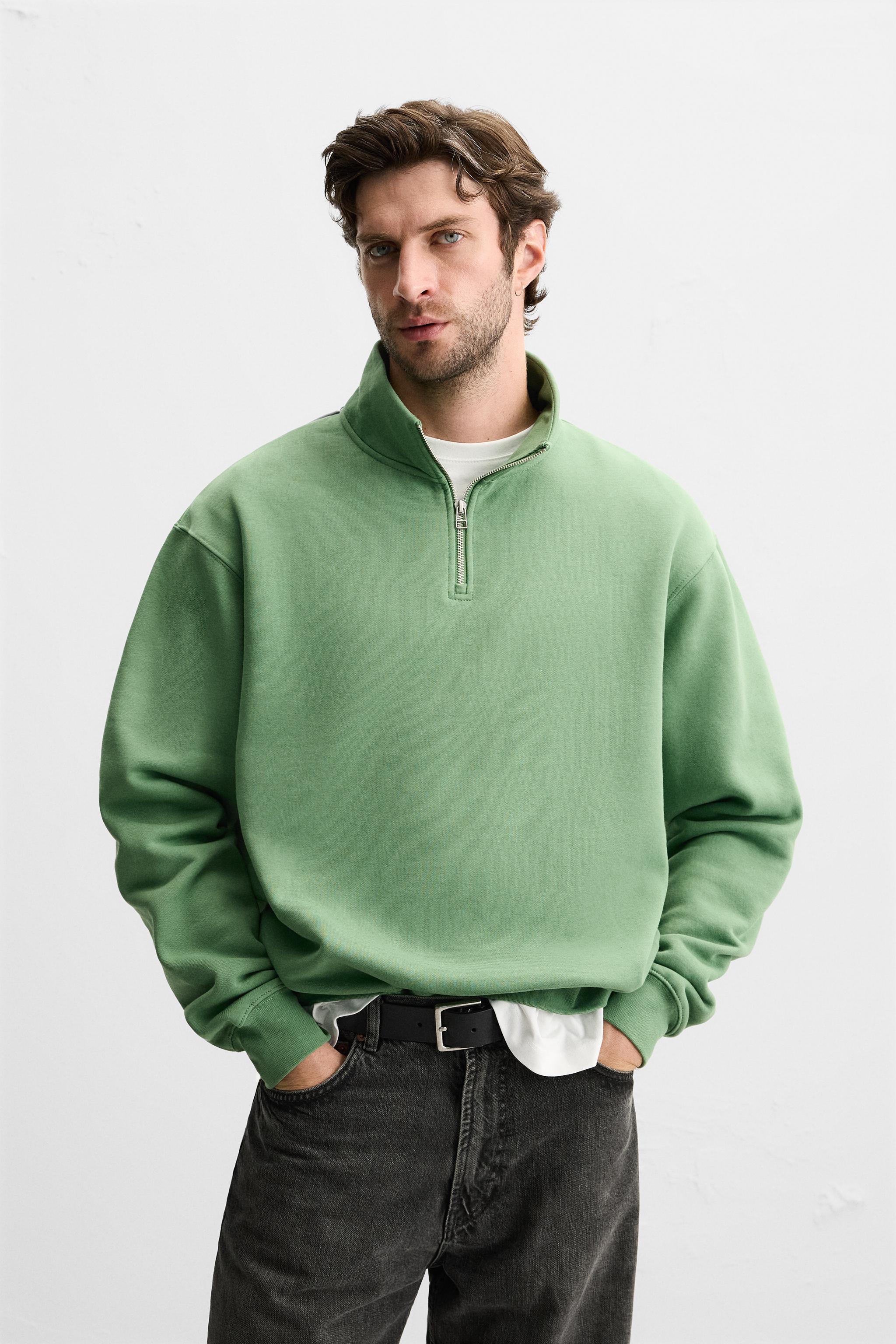 グリーンスウェットシャツ – メンズ | 最新コレクション | ZARA 日本