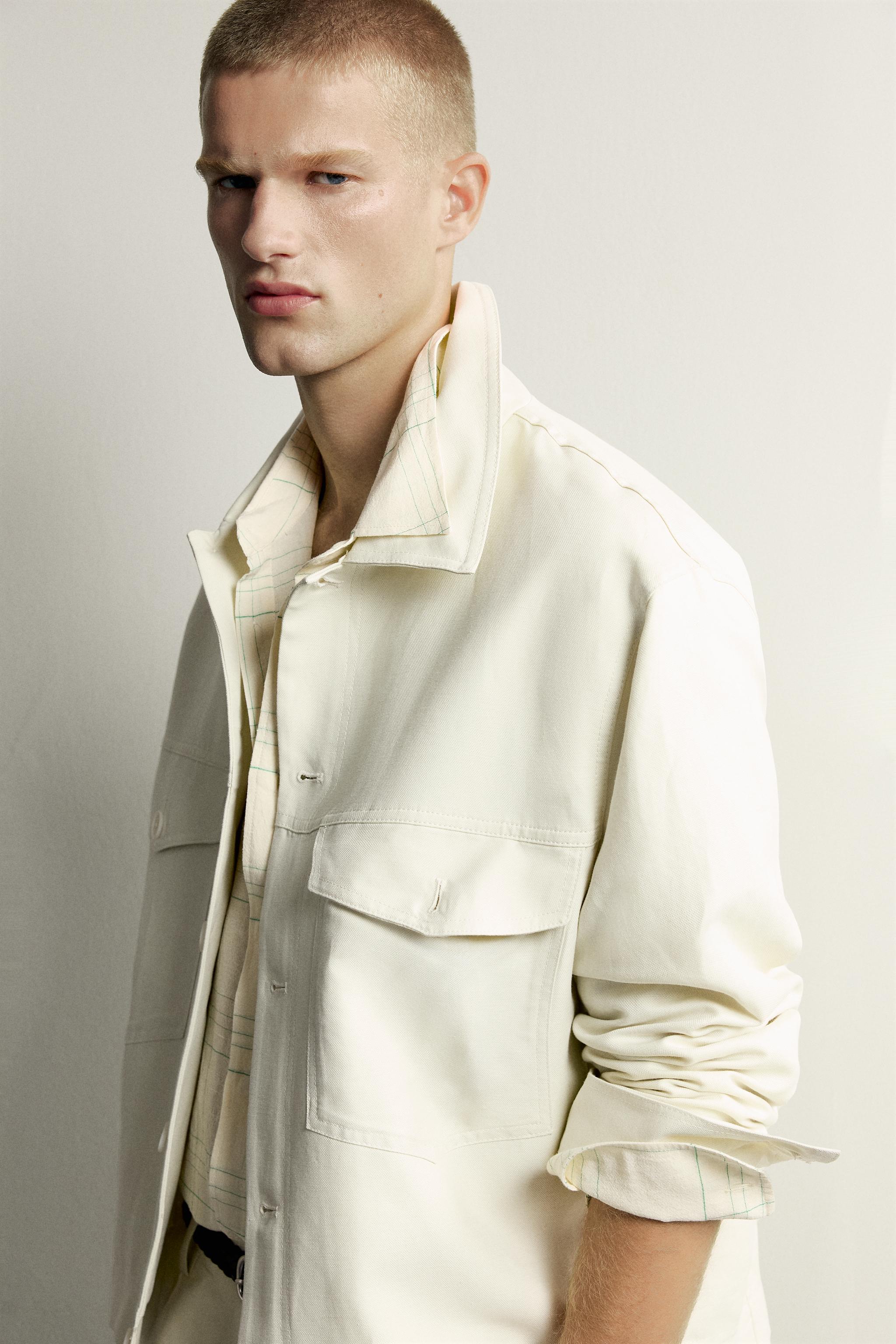 SURCHEMISE RELAXED FIT EN COTON ET LIN