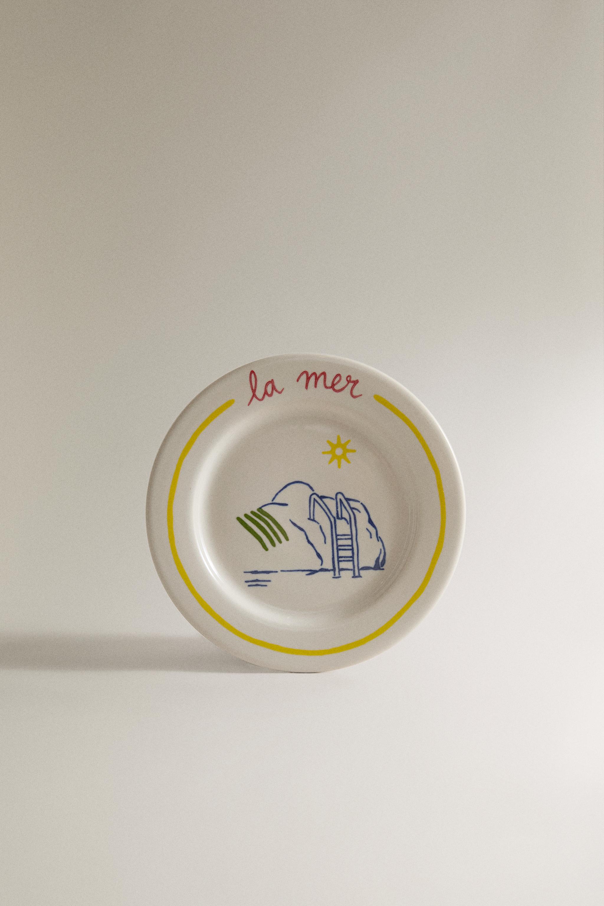 SUMMER SIDE PLATE | DIEGO NINE — Yellow