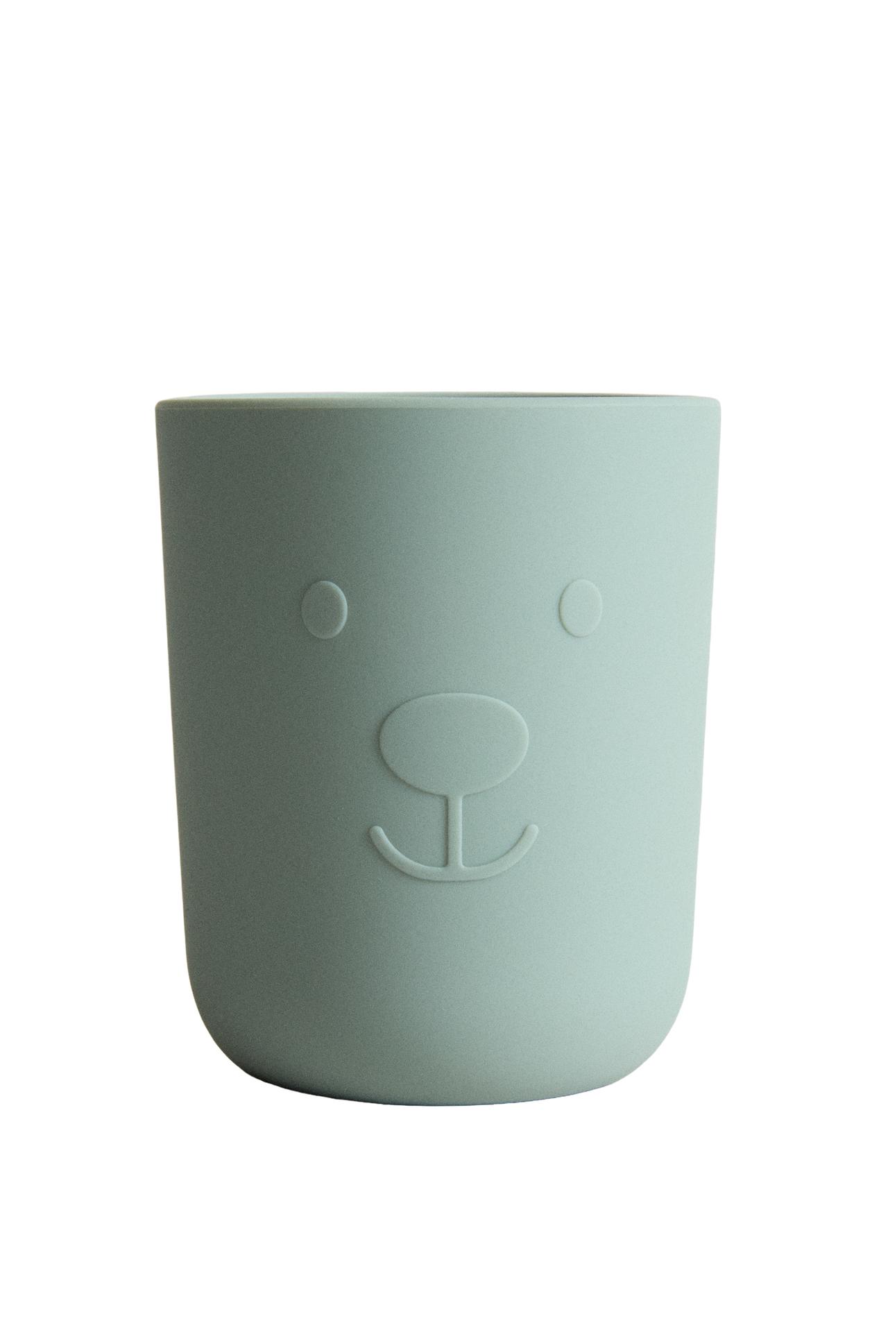 KIDS' BEAR SILICONE GLASS