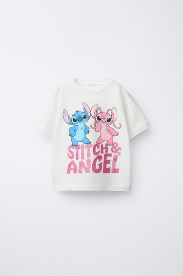 CAMISETA ESTAMPADO LILO & STITCH © DISNEY - Blanco roto de Zara - Imagen 0