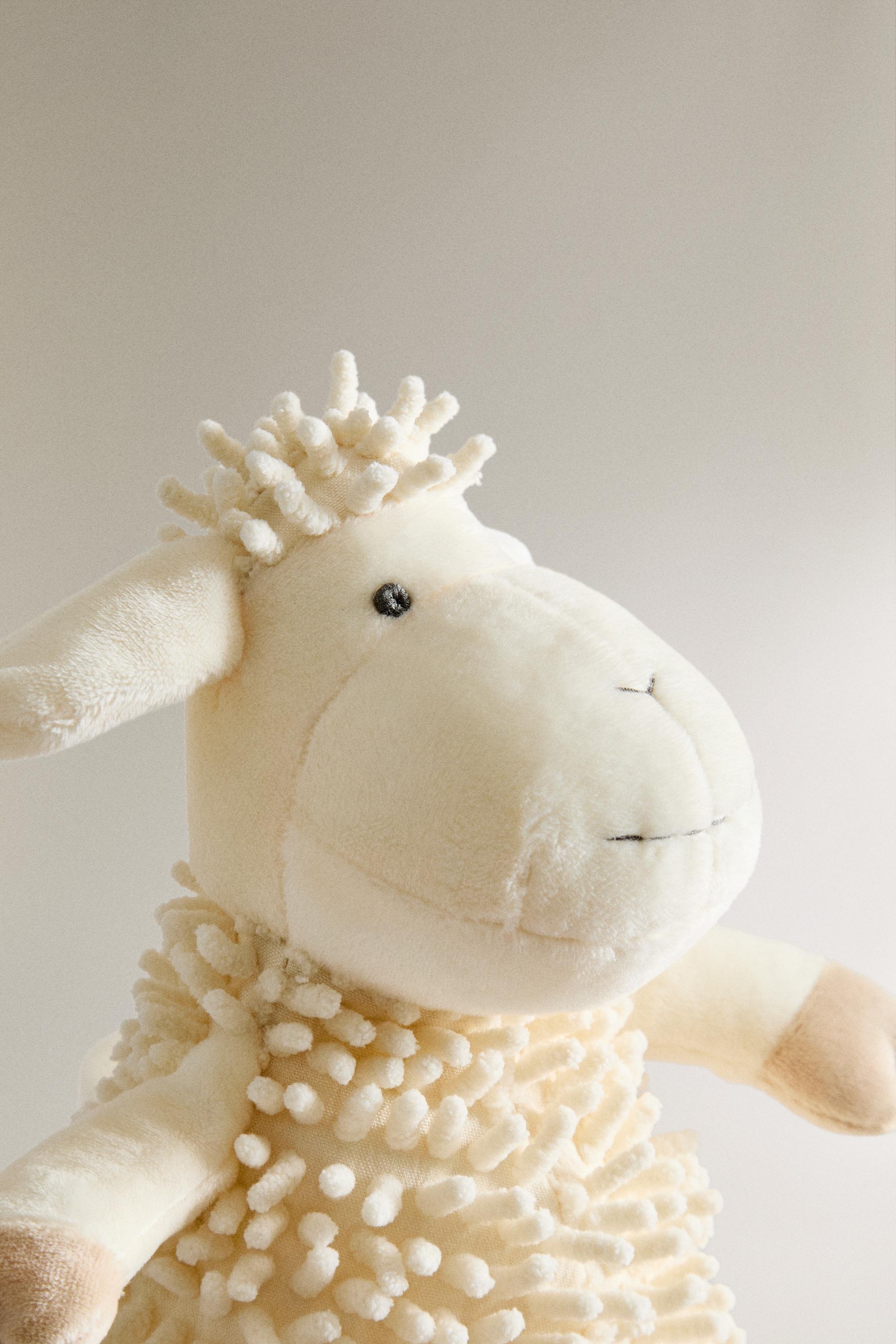 Детские мягкие игрушки Zara KIDS’ TALL SHEEP PLUSH TOY — фото 4