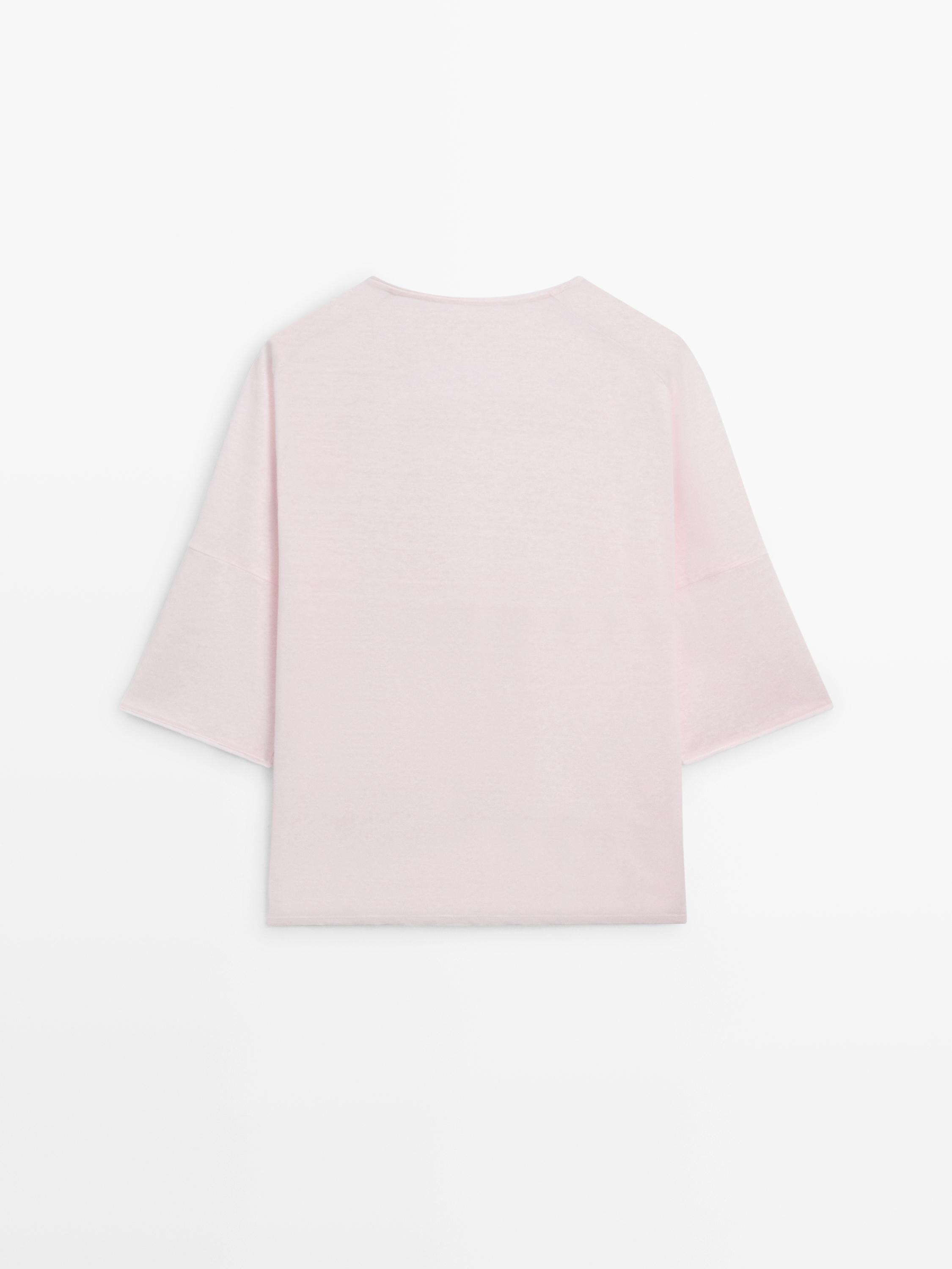 Linen blend T-shirt