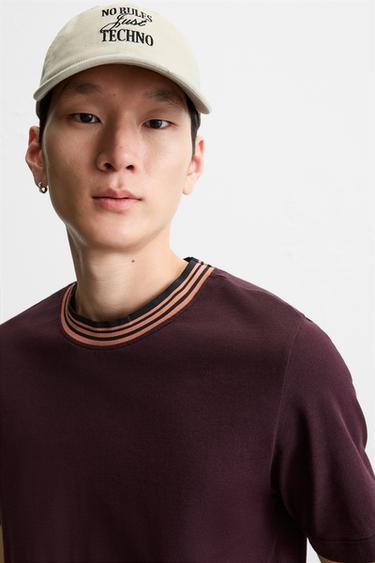 CASQUETTE DÉLAVÉE BRODÉE - Écru de Zara - Image 2