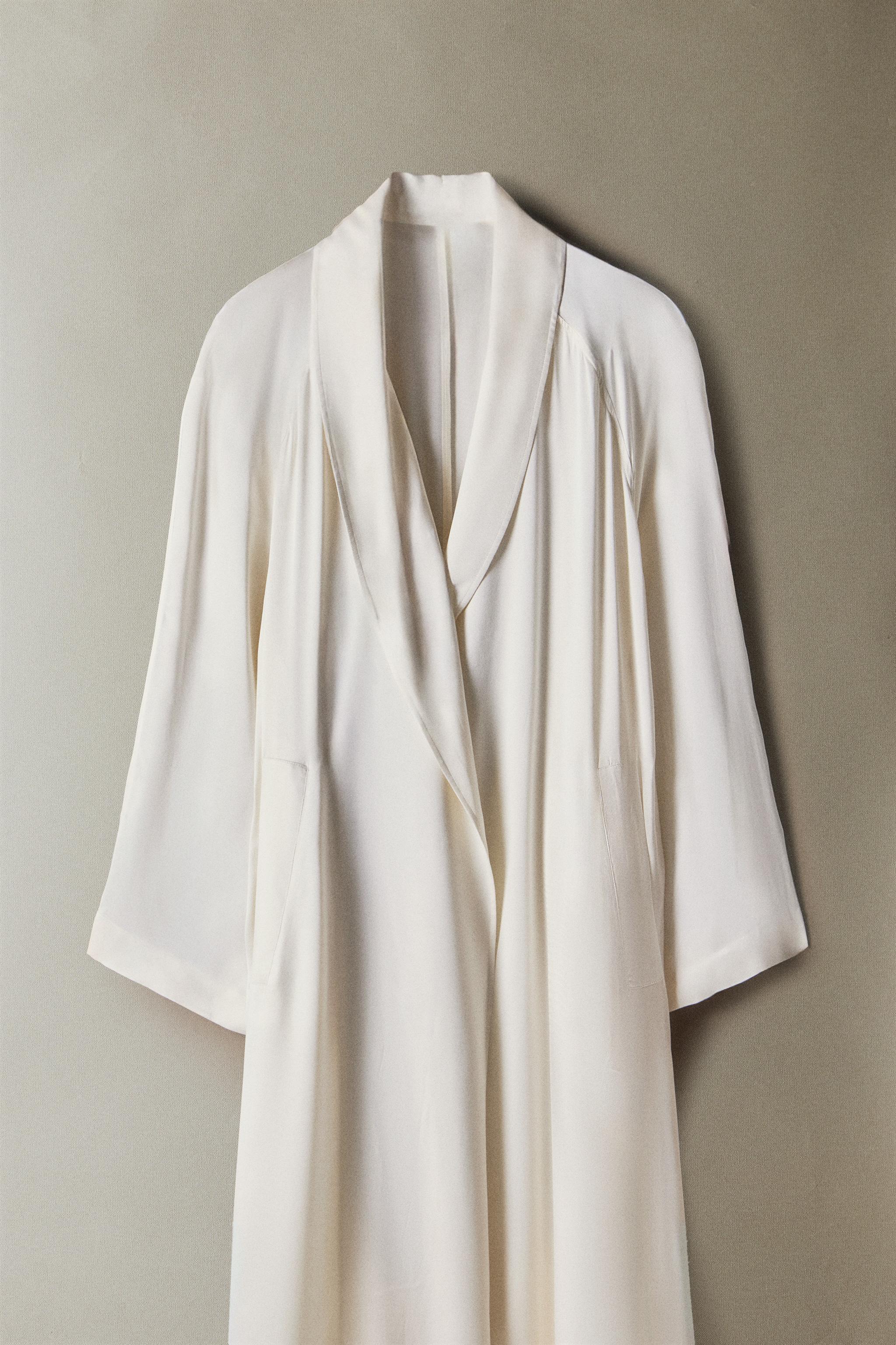 MULBERRY SILK LONG ROBE