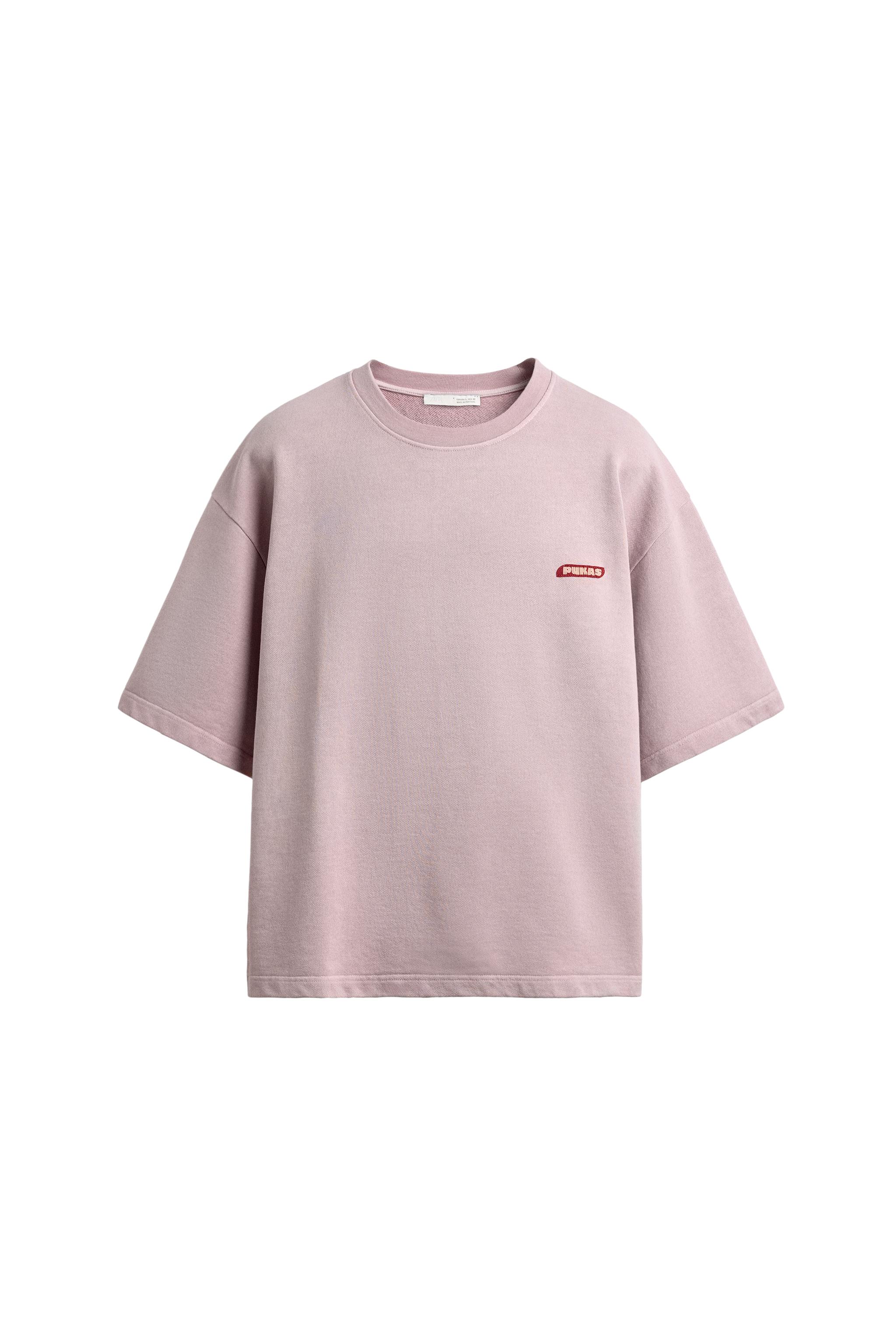 PUKAS SURF X ZARA RELAXED FIT SWEATSHIRT - Pastel pink | ZARA