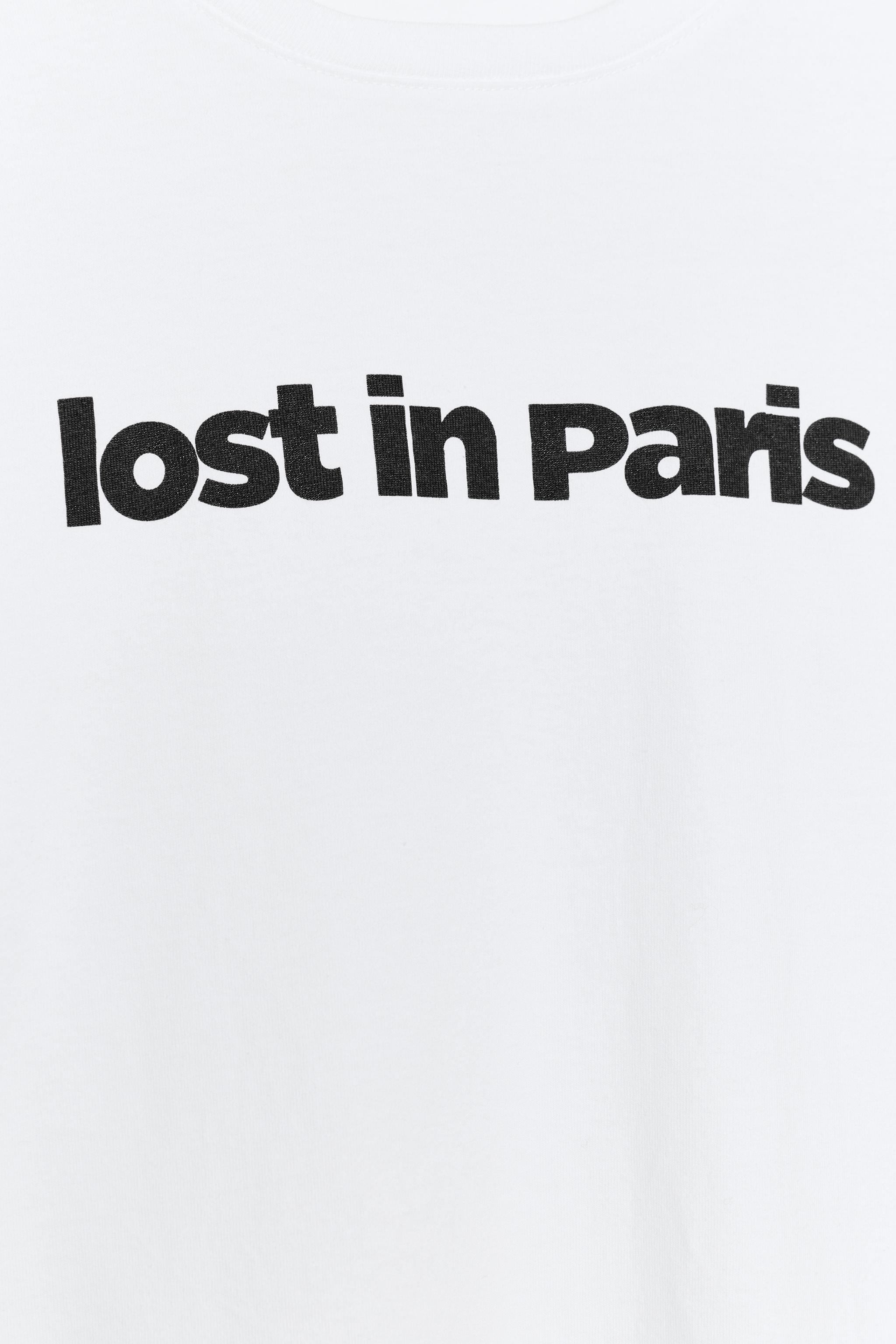 Zara YAZILI T-SHIRT görsel 4