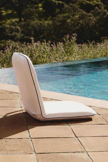 RECLINING BEACH CHAIR - Ivory by Zara