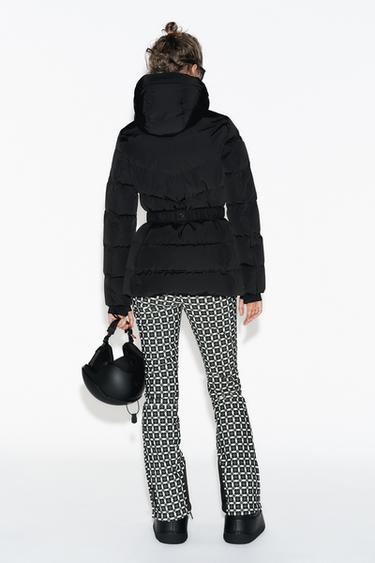 DOUDOUNE RÉSISTANTE À L'EAU COUPE-VENT TECHNOLOGIE RECCO® COLLECTION SKI - Noir de Zara - Image 4