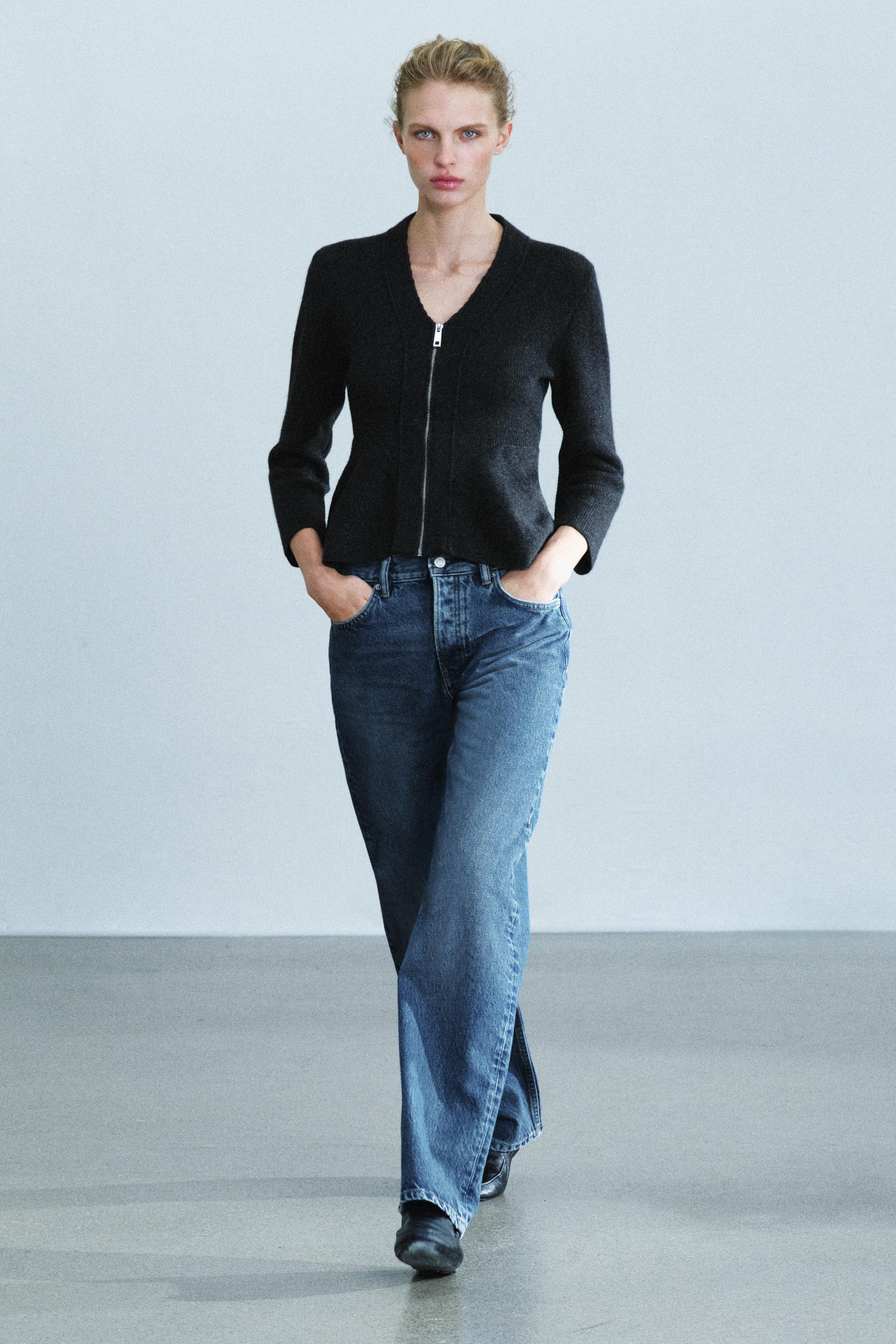 WOOL-BLEND PEPLUM JACKET