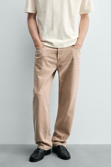 STRAIGHT ANKLE FIT JEANS - Earth by Zara