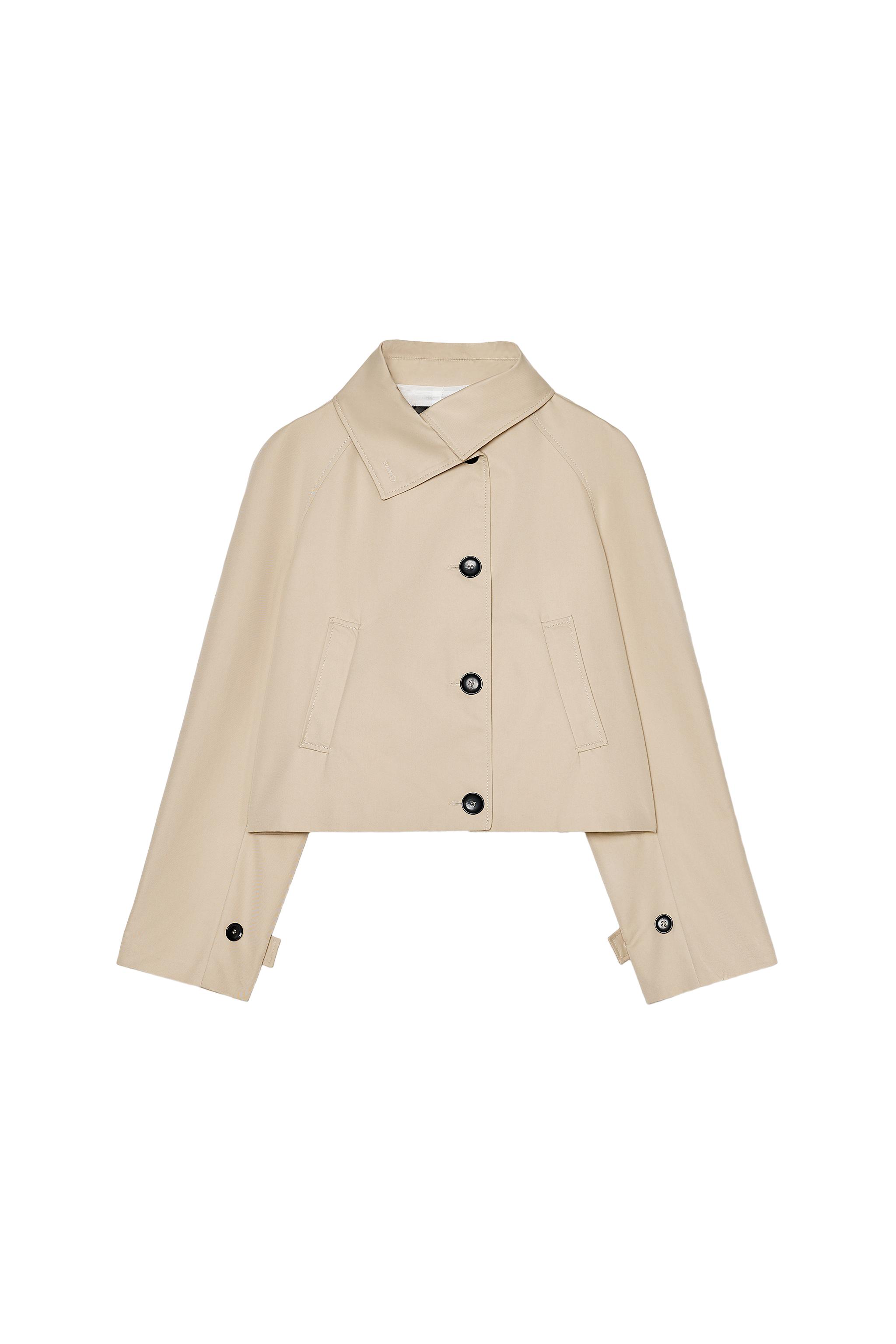 SHORT TRENCH COAT ZW COLLECTION SECOND HAND | Zara Preowned