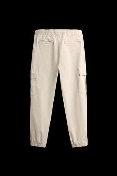 PANTALÓN CARGO SLIM FIT - Hielo de Zara