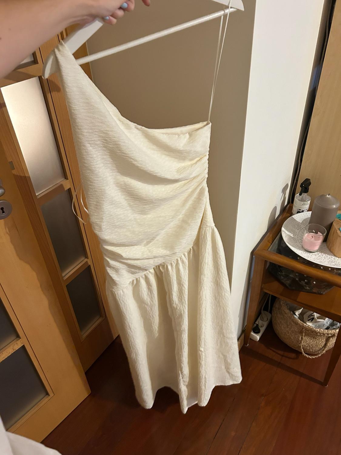 TEXTURED ASYMMETRIC DRESS - Image 8