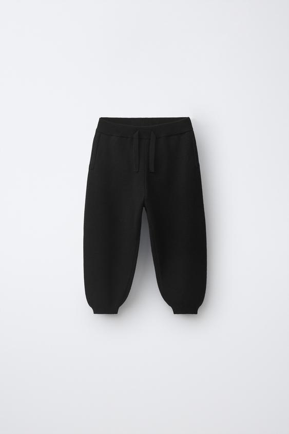 KNIT JOGGERS - Black de Zara - Imagen 0