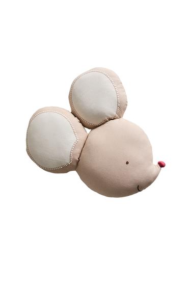 Zara KIDS MOUSE CUSHION - Light beige