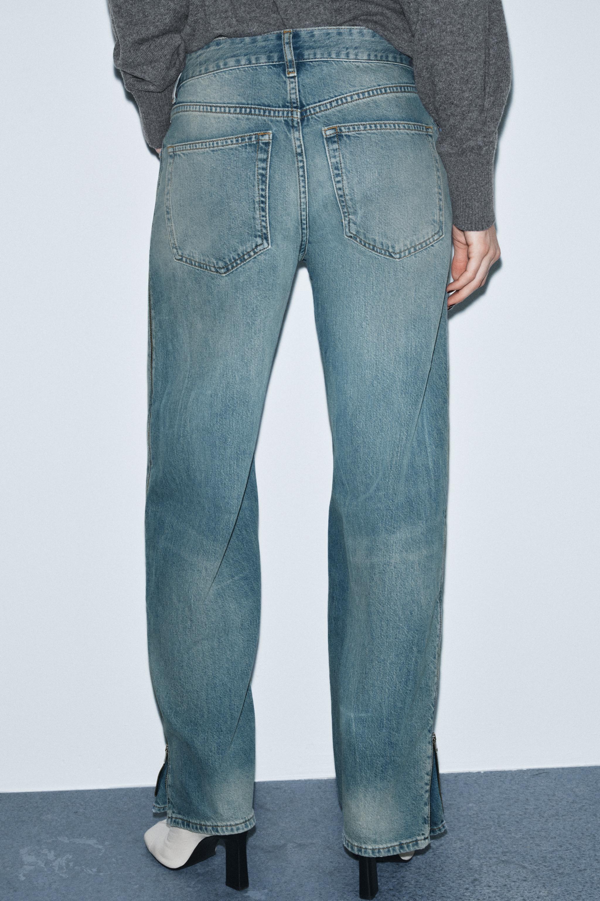 ZW COLLECTION MID-RISE ZIPPER LIMITED EDITION JEANS