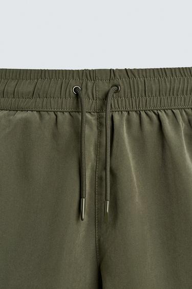 LONG SOFT SWIM SHORTS - Khaki by Zara - Image 2