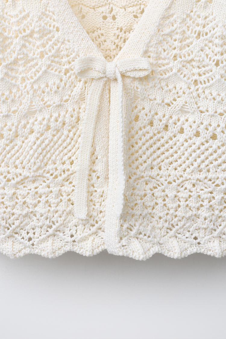 CROCHET KNIT VEST
