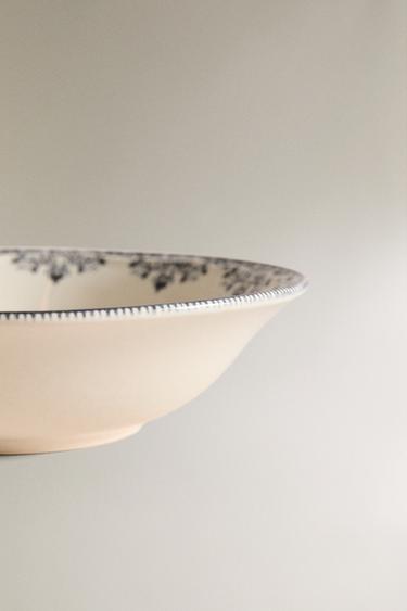 BOL DESSERT MOTIF POSITIONNÉ - Bleu / Gris de Zara - Image 3