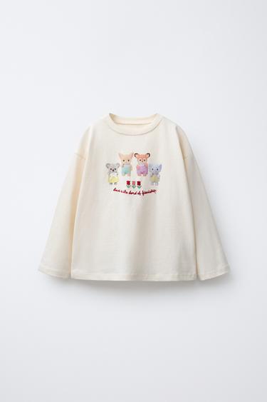 CAMISETA ESTAMPADA CALICO CRITTERS ® - Blanco de Zara