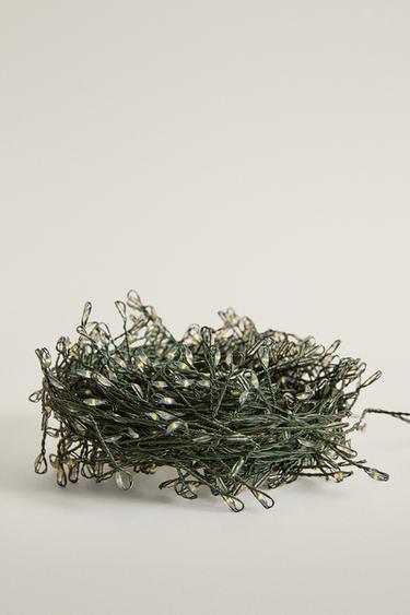 CHRISTMAS TREE LIGHT GARLAND — Dark green 1