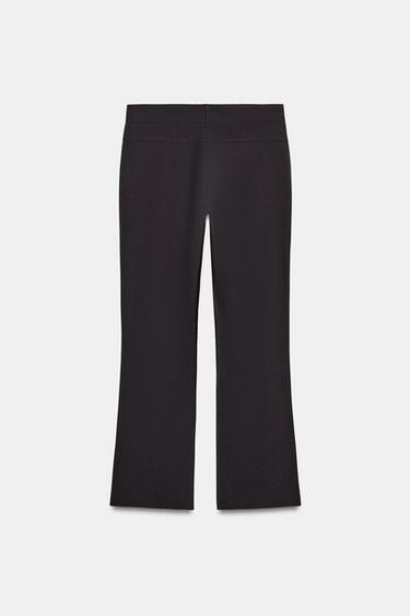 PANTALON FLARE À POCHES - Marron de Zara - Image 7