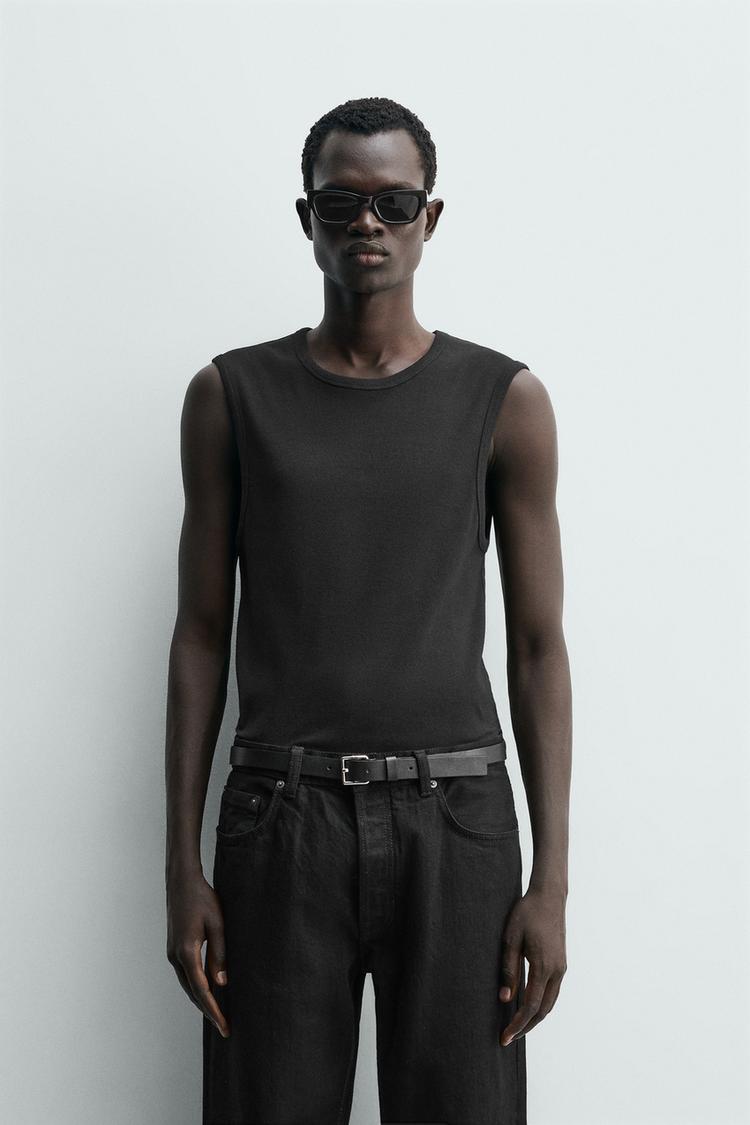 ZARA RIBBED TANK TOP