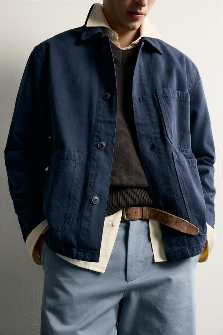 CAZADORA RELAXED FIT BOLSILLOS