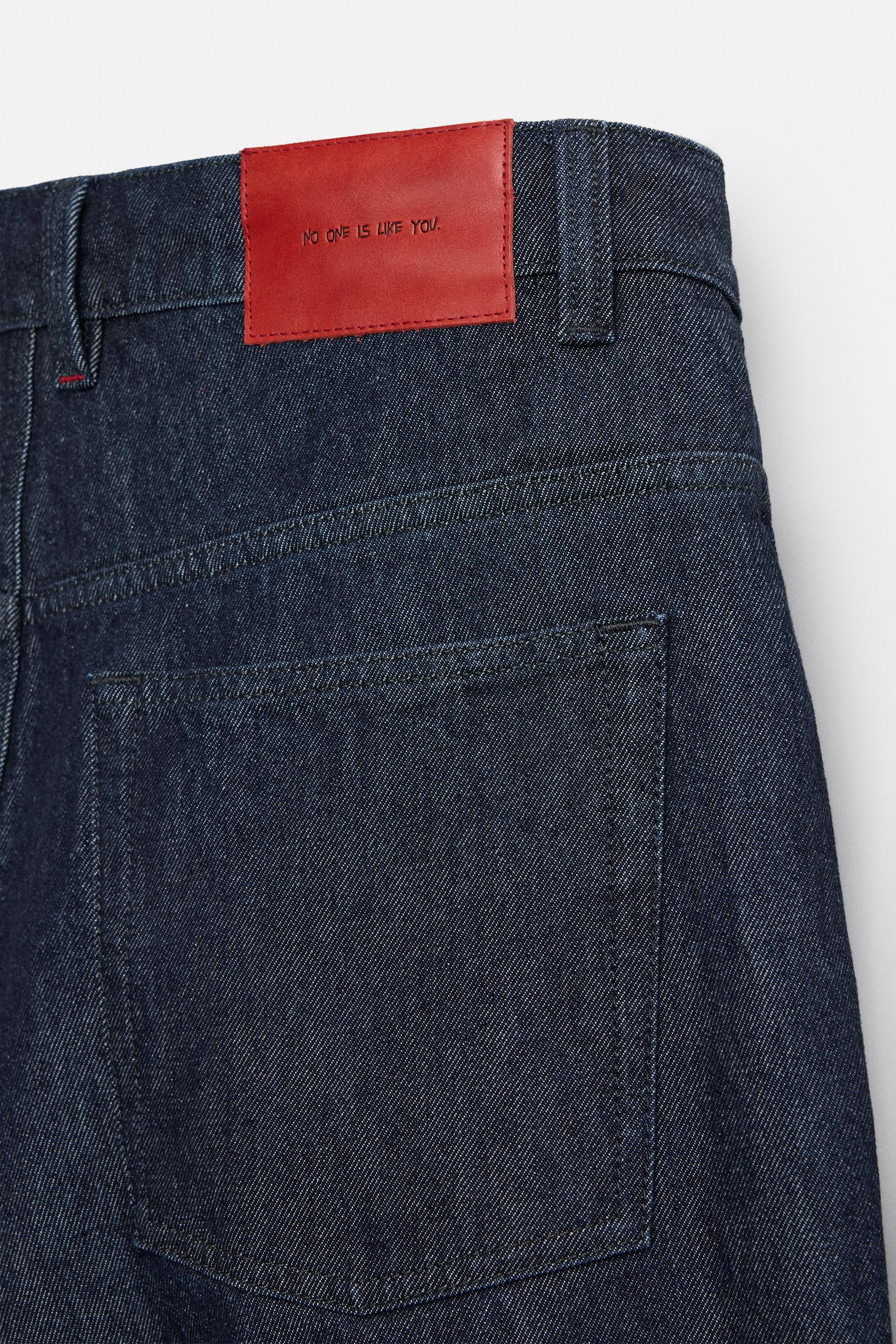 フレアフィット デニムパンツ - インディゴブルー | ZARA Japan