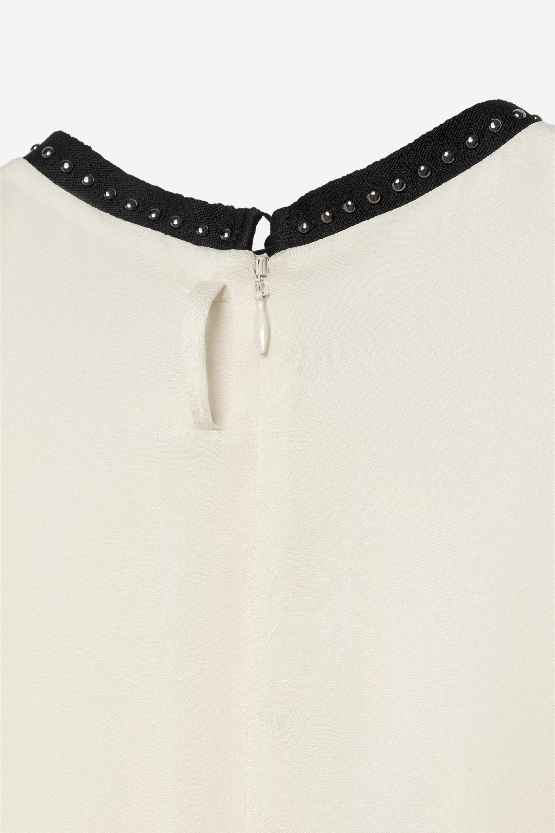 CONTRAST STRAP AND STUD DRESS - THE ITEM ZARA WOMAN thumbnail 11