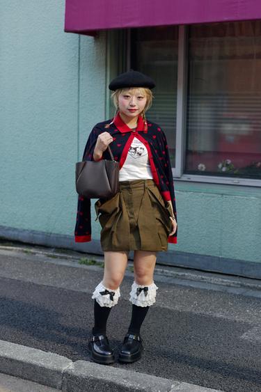 ZW COLLECTION SHORT CARGO SKIRT - Khaki by Zara