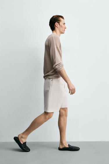 SHORT COUPE DÉCONTRACTÉE - Blanc de Zara - Image 5