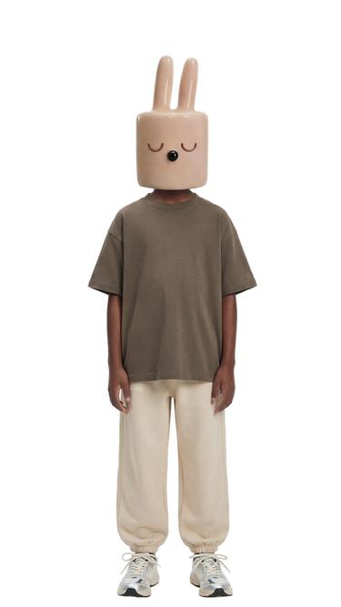 PLAIN T-SHIRT - Light brown by Zara - Image 0