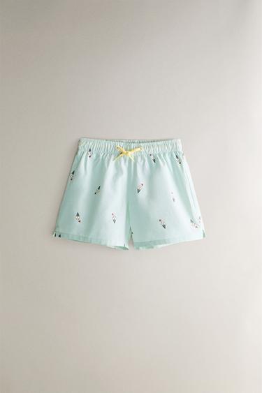 MAILLOT DE BAIN PLAGE ENFANT GLACES - Bleu clair de Zara - Image 0