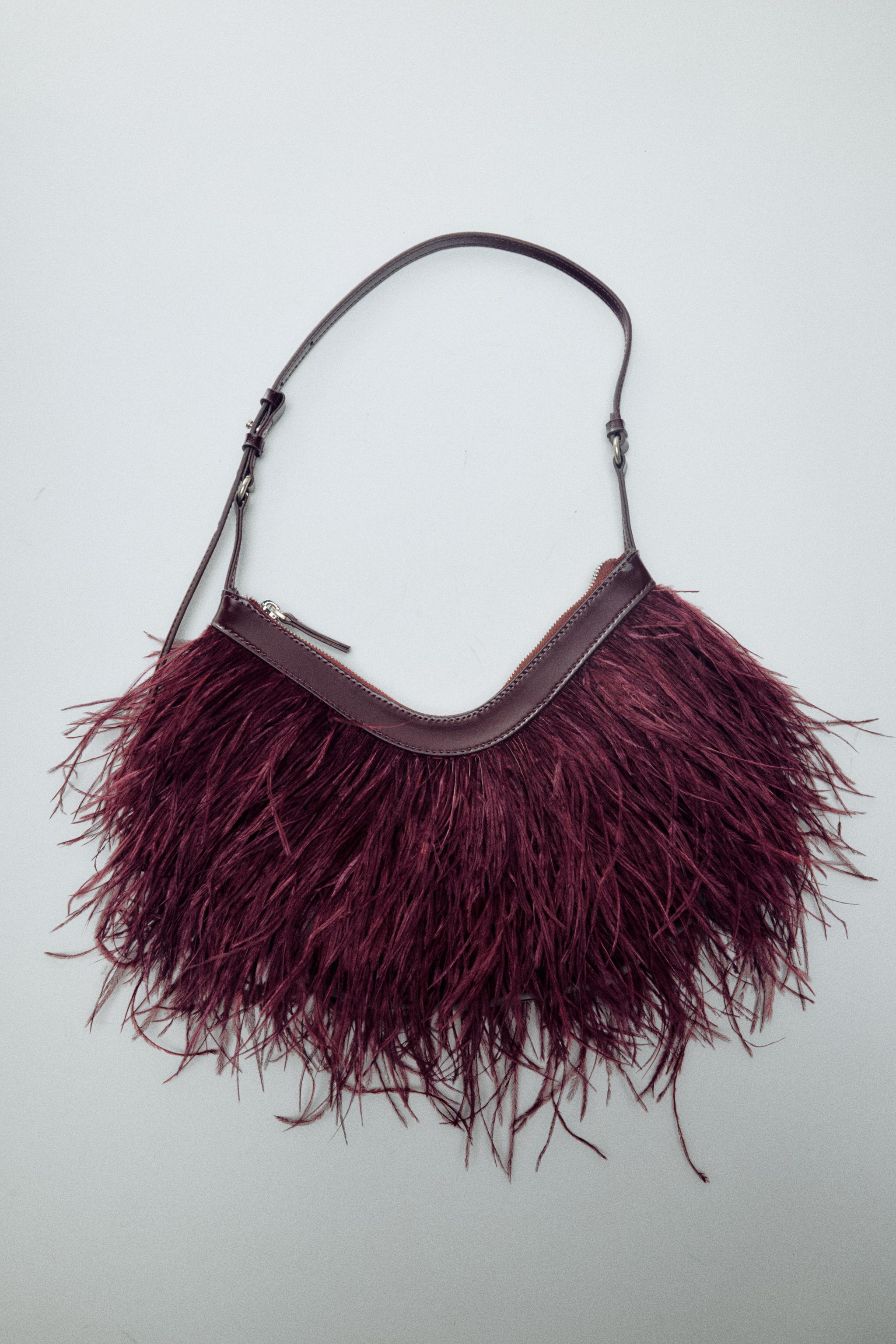 Feather Shoulder Bag by Zara