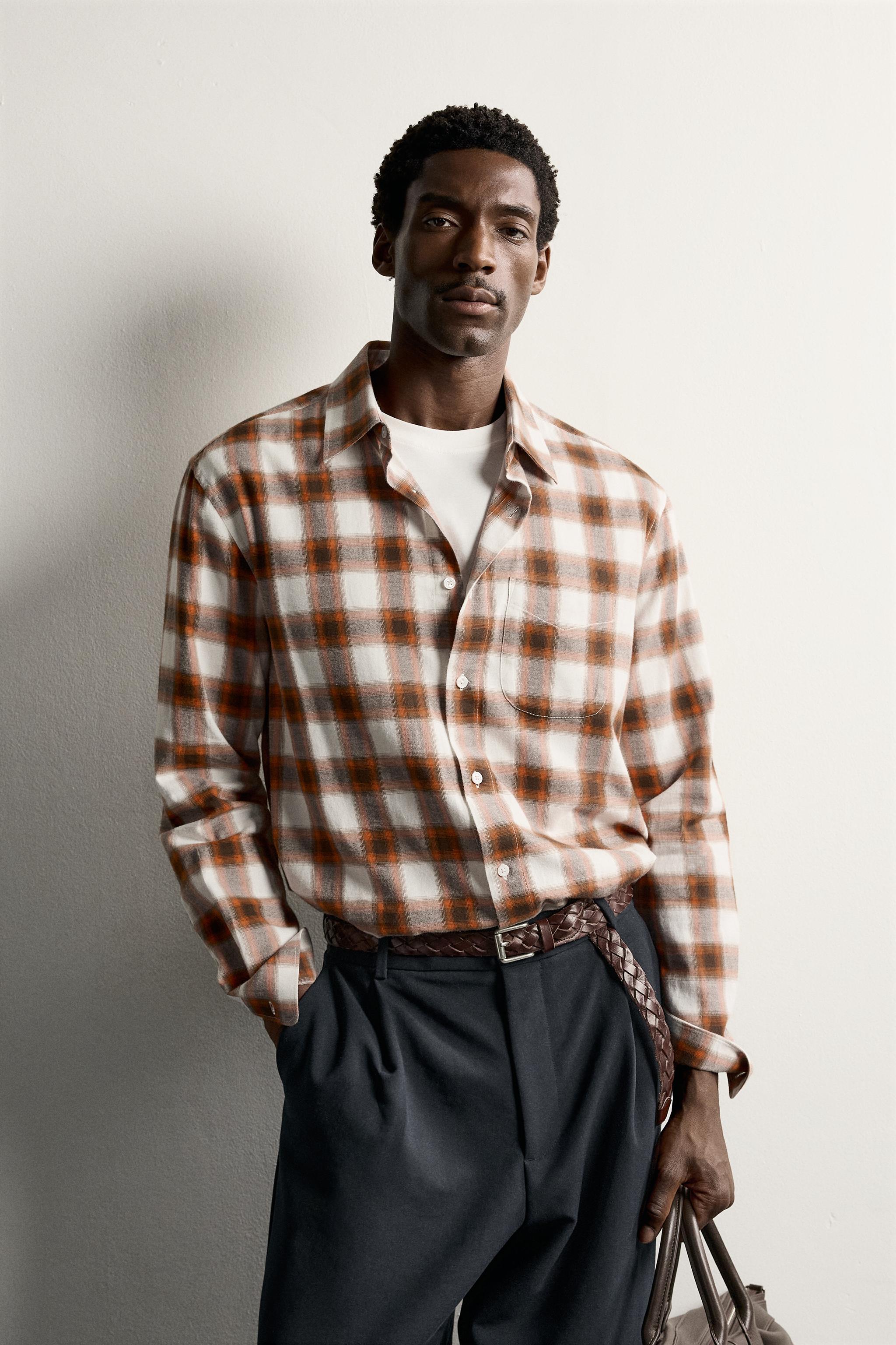 REGULAR FIT PLAID SHIRT