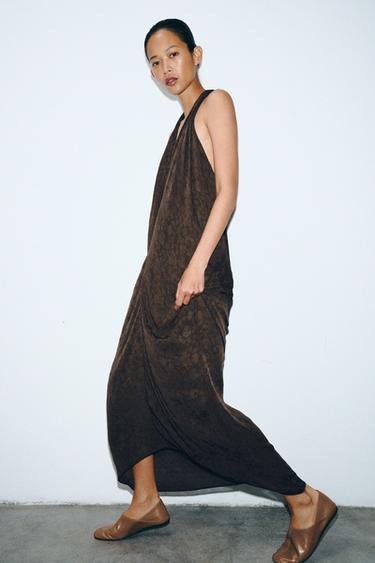 LIMITED EDITION SOFT LEATHER SLIPPERS - Brown by Zara - Image 3