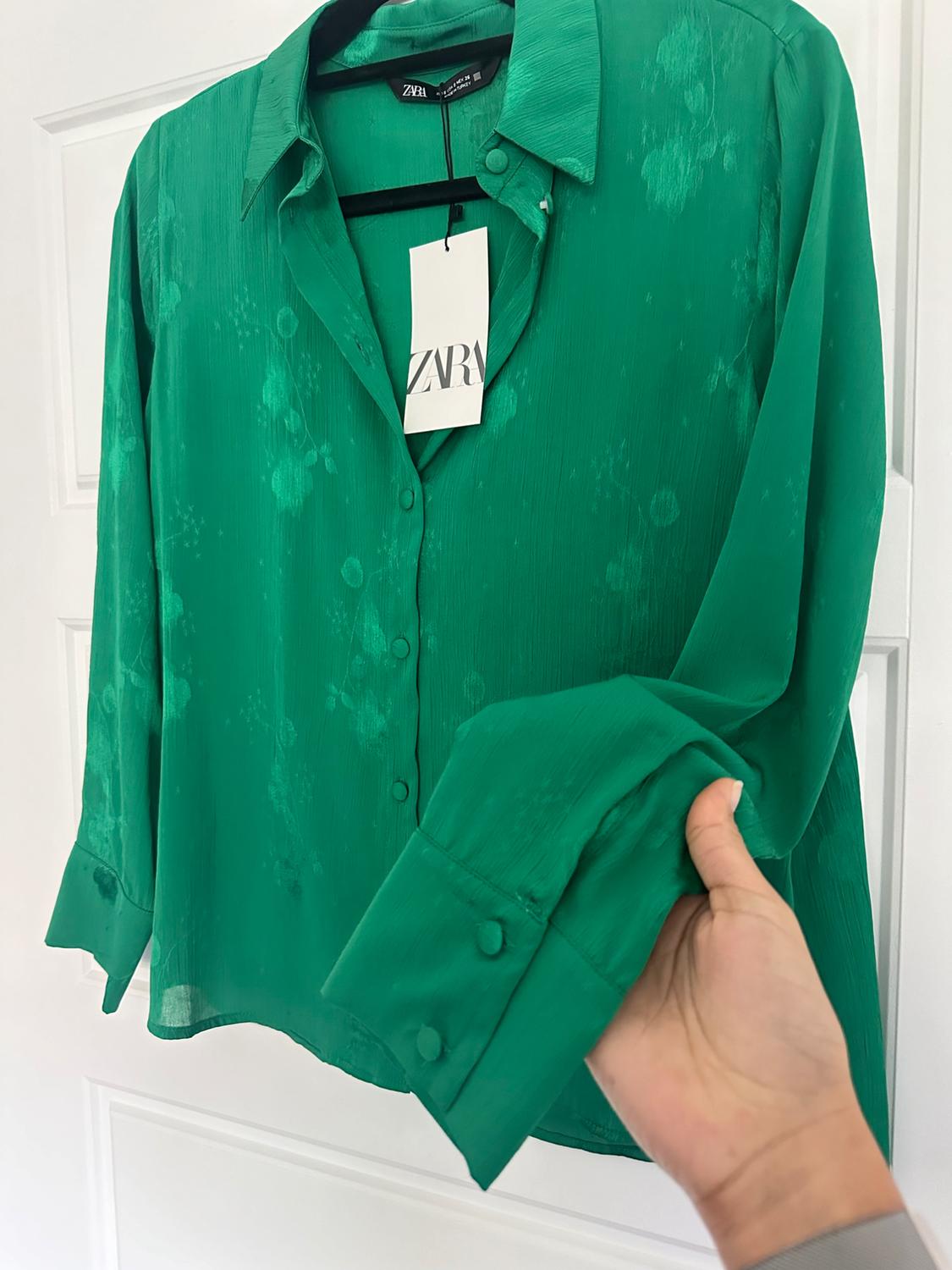CAMISA OVERSIZE CUADRO VICHY - Image 2